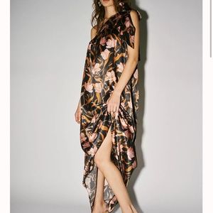 Free people SOA asymmetrical maxi dress